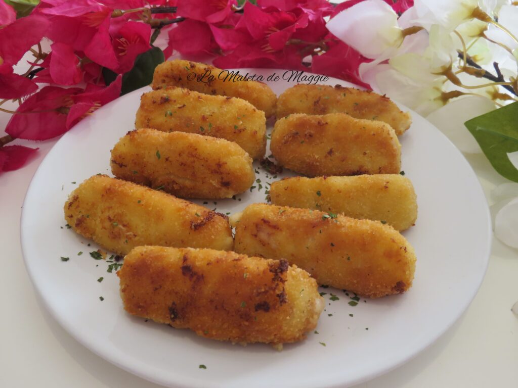 croquetas de pollo y jamón