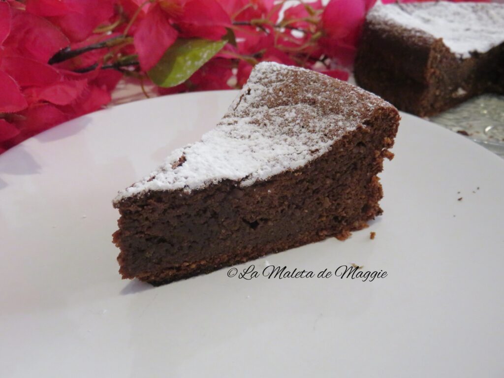 Tarta de chocolate y harina de almendras