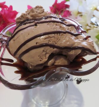 Helado de chocolate