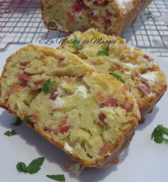 Bizcocho de jamón serrano y queso