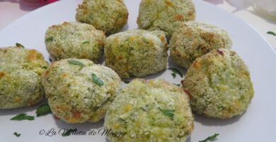 Bolitas de brócoli y queso