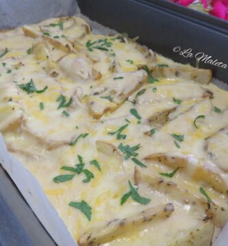 Patatas a los 4 quesos
