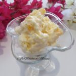 Helado de melocotón