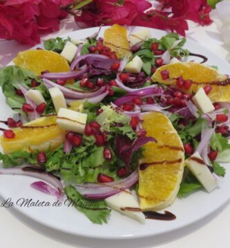 Ensalada de naranja y granada