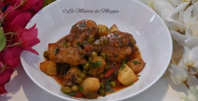 Guiso de pollo receta de la abuela