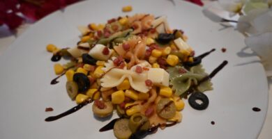 ensalada de pasta fría