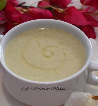 Crema de apio y puerro