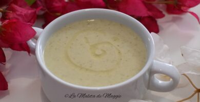 Crema de apio y puerro