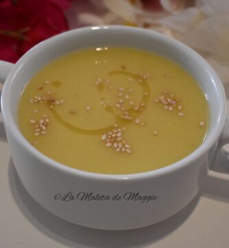 crema de maiz y puerro